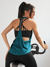 Geo Print Backless Active Tank Top ss22